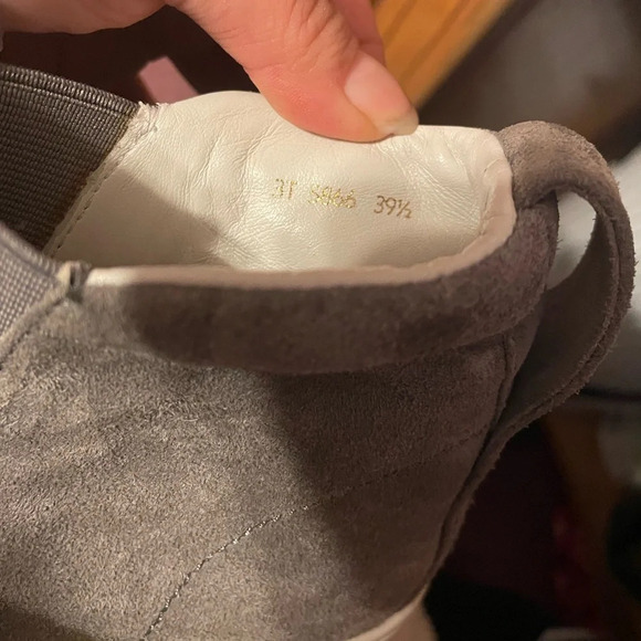 PRADA HIGH TOP GRAY SUEDE SKATE SNEAKER - Picture 6 of 6